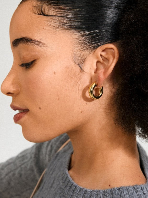PILGRIM Phase Large Hoop Earrings