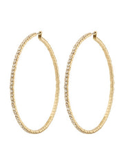 PILGRIM Sidney Crystal Hoop Earrings