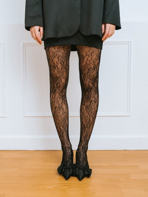 BRUNETTE THE LABEL Lace Tights