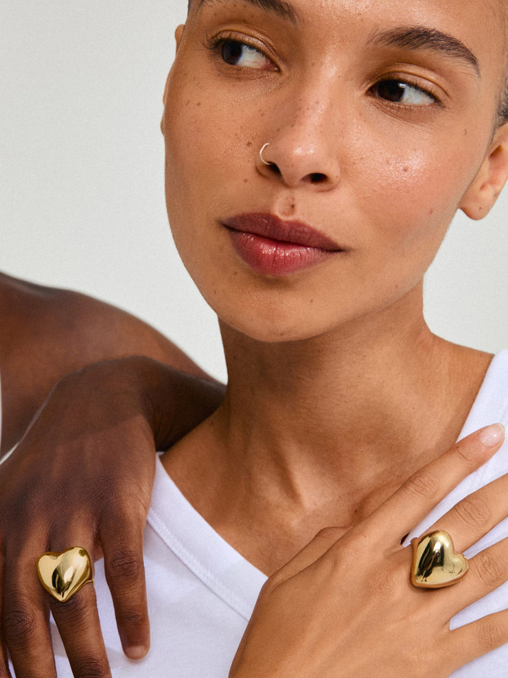 PILGRIM Annemette Heart Ring