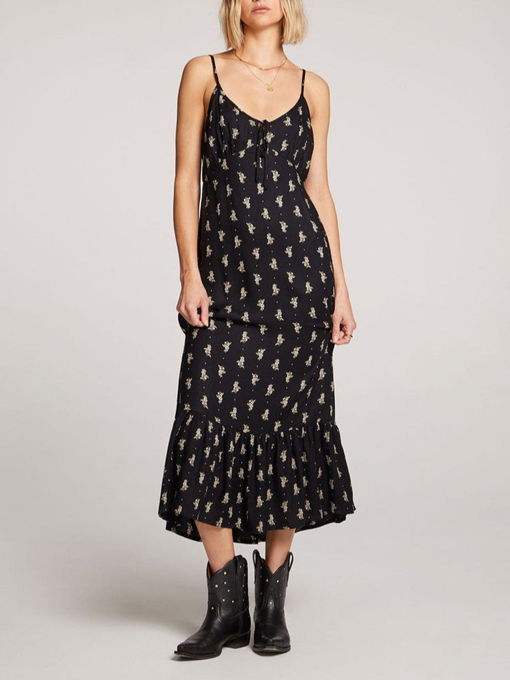 SALTWATER LUXE Enzo Floral Midi Dress