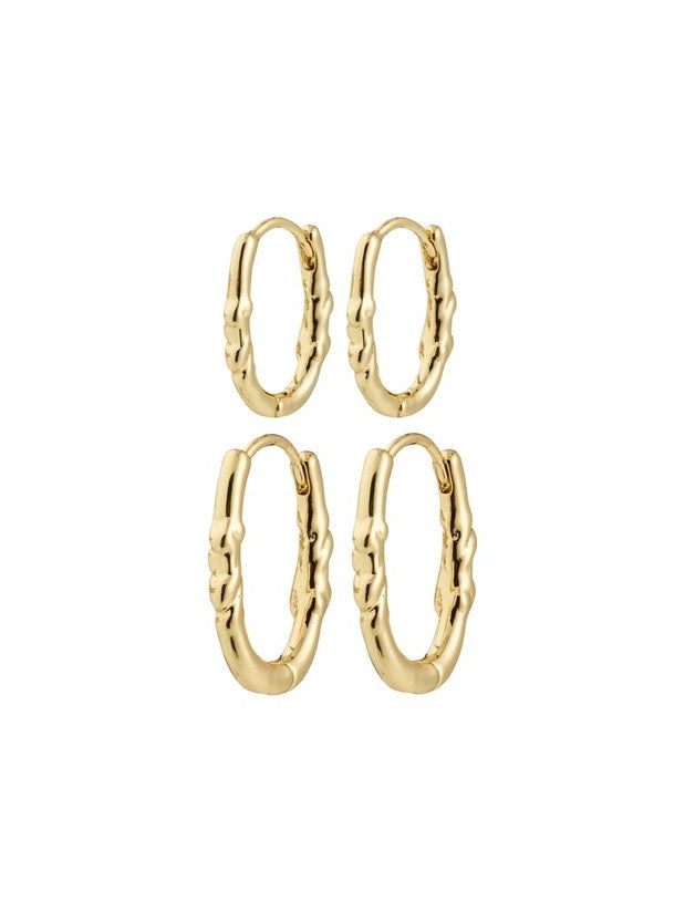 PILGRIM Sense 2-in-1 Hoop Earrings