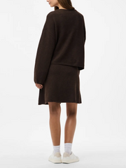 PIECES Junna V-Neck Knit Zip Up