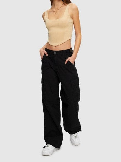 KUWALLA 90's Wide Leg Cargo Pant