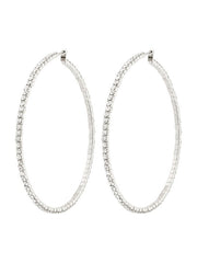 PILGRIM Sidney Crystal Hoop Earrings