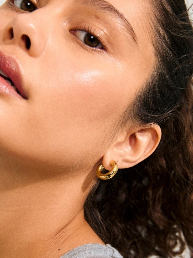 PILGRIM Phase Small Hoop Earrings