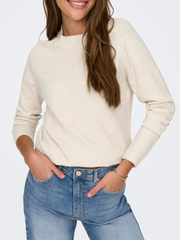 ONLY Rica Knit Crewneck Pullover Sweater