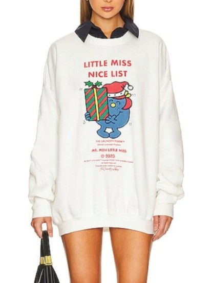 THE LAUNDRY ROOM Little Miss Nice List Sweatshirt