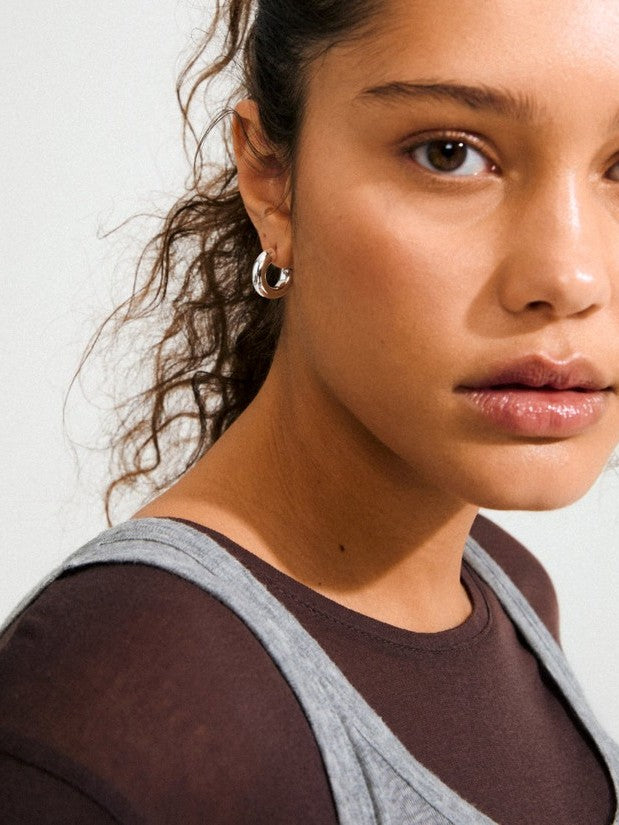 PILGRIM Phase Small Hoop Earrings
