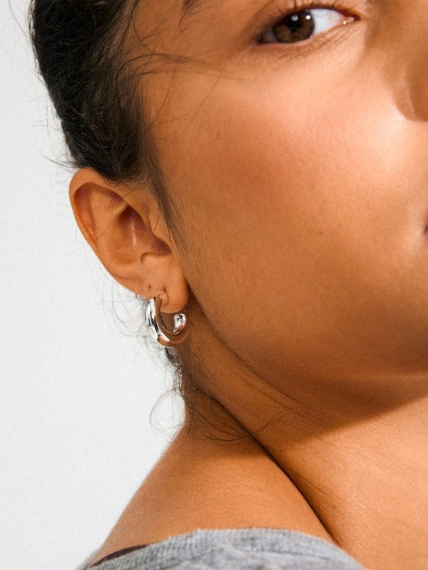 PILGRIM Phase Small Hoop Earrings