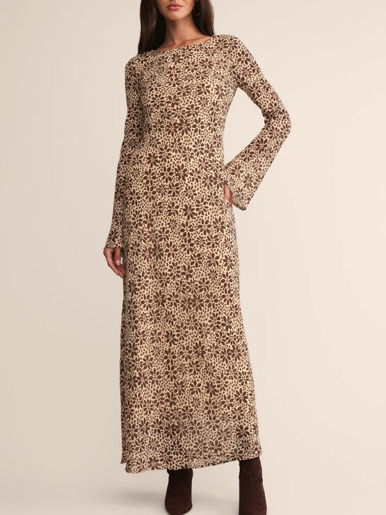 Z SUPPLY Campbell Floral Long Sleeve Maxi Dress