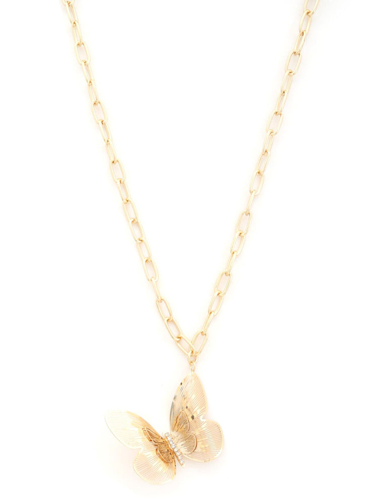 27 Butterfly Pendant Necklace