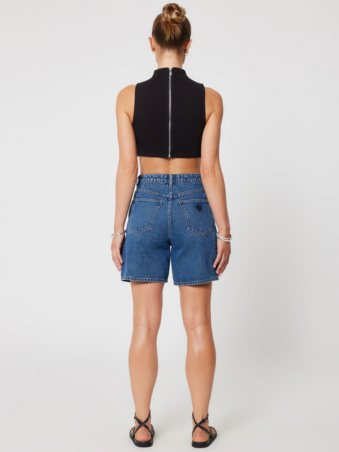 MIRROR9★Denim half pants Bottoms – Town City