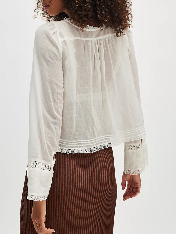 FREE PEOPLE Forevermore Long-Sleeve Top