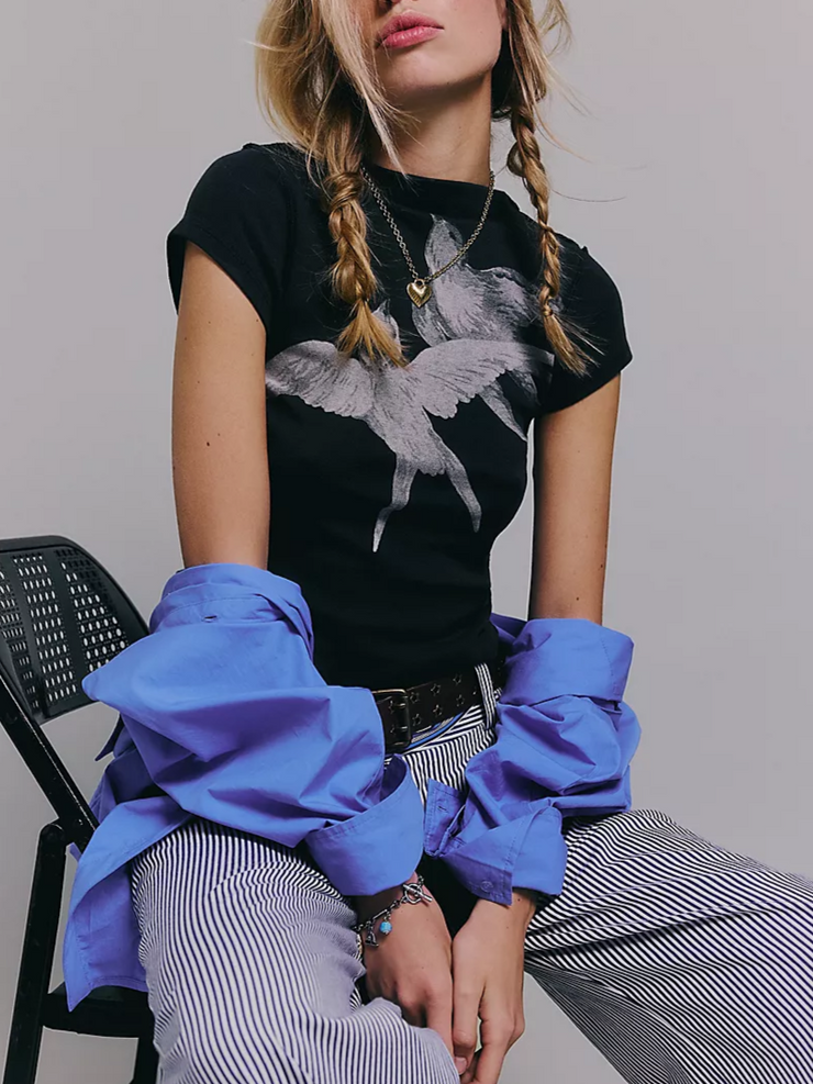 FREE PEOPLE Birds in Flight Tee