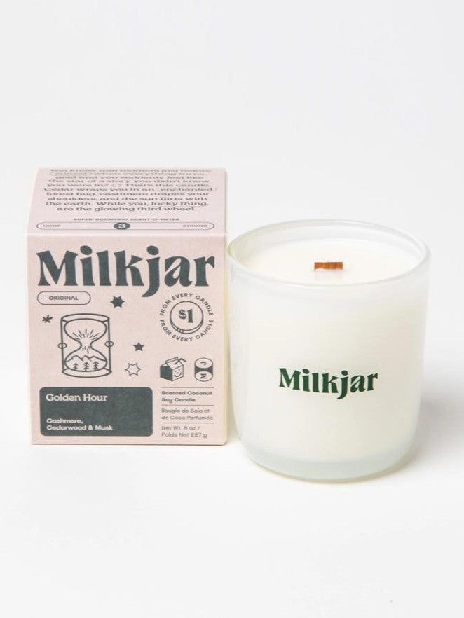 MILK JAR CANDLE CO 8oz Candle