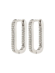 PILGRIM Phase Oval Hoop Earrings