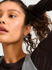 PILGRIM Phase Oval Hoop Earrings