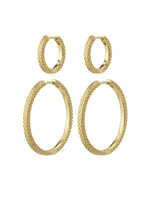 Gold ring and earring set deals