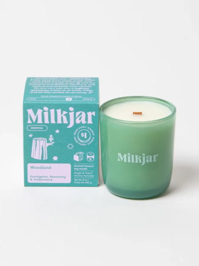 MILK JAR CANDLE CO Essential Oil Candle