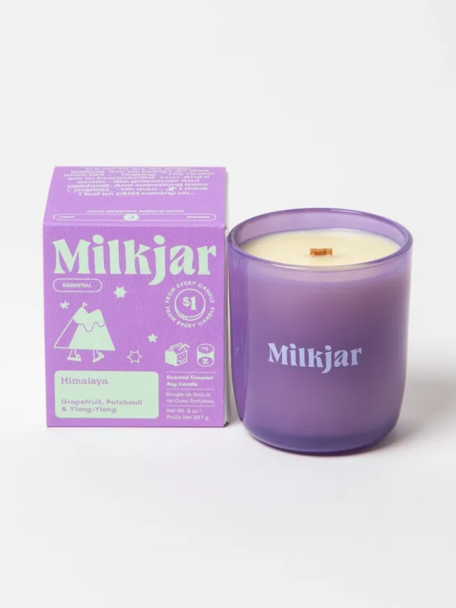 MILK JAR CANDLE CO Essential Oil Candle
