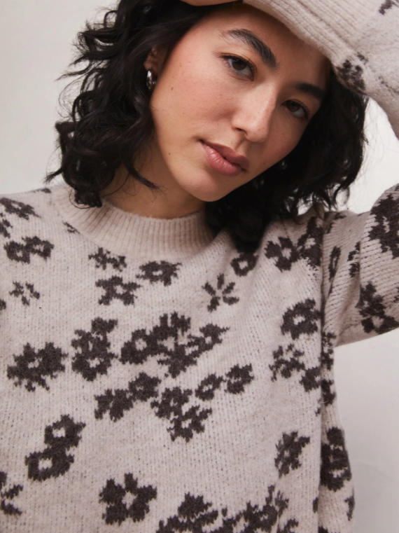 Z SUPPLY Tory Floral Sweater