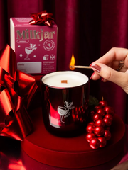 MILK JAR CANDLE CO Holly-Day Candle
