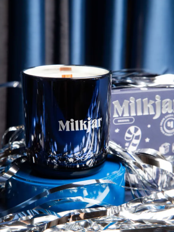 MILK JAR CANDLE CO Holly-Day Candle