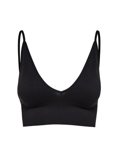 Round Neck W/removable Bra Cup Cotton Spandex Bra Top – Kittylicious  Boutique