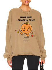 THE LAUNDRY ROOM 'Little Miss Pumpkin Spice' Sweatshirt