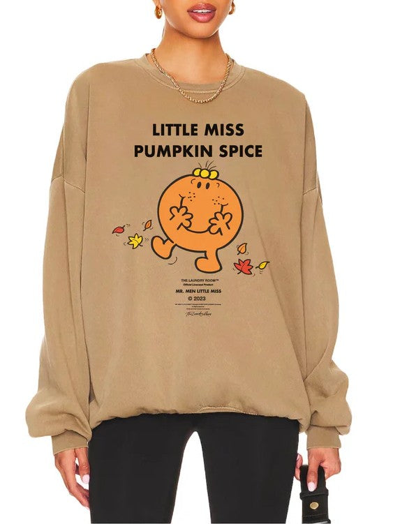 THE LAUNDRY ROOM 'Little Miss Pumpkin Spice' Sweatshirt