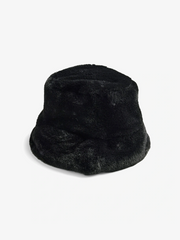 PIECES Faux Fur Bucket Hat