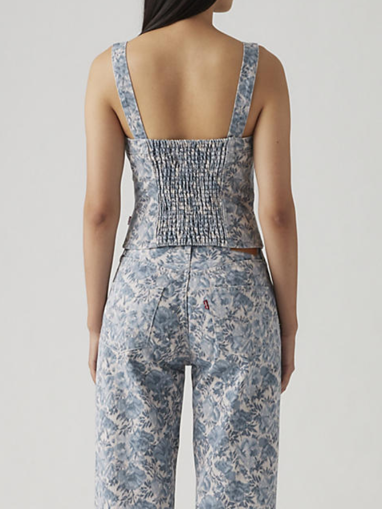 トップス meltthelady flower shadow bustier meltthelady flower shadow bustier