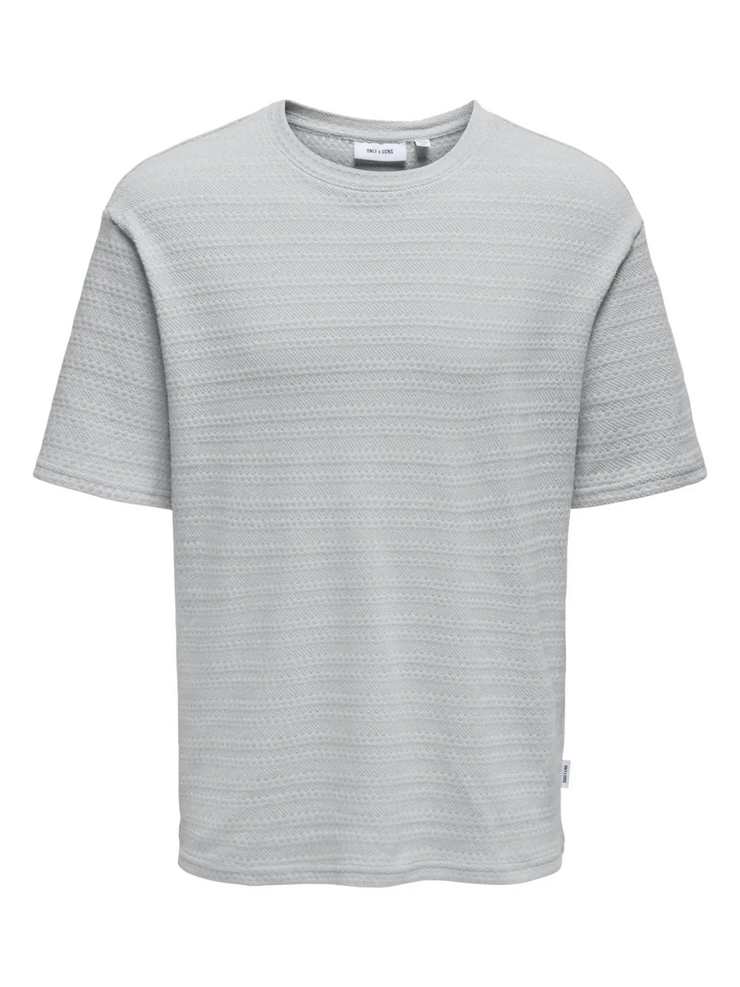 ONLY + SONS Men's/Unisex Givo Knit Crewneck Tee