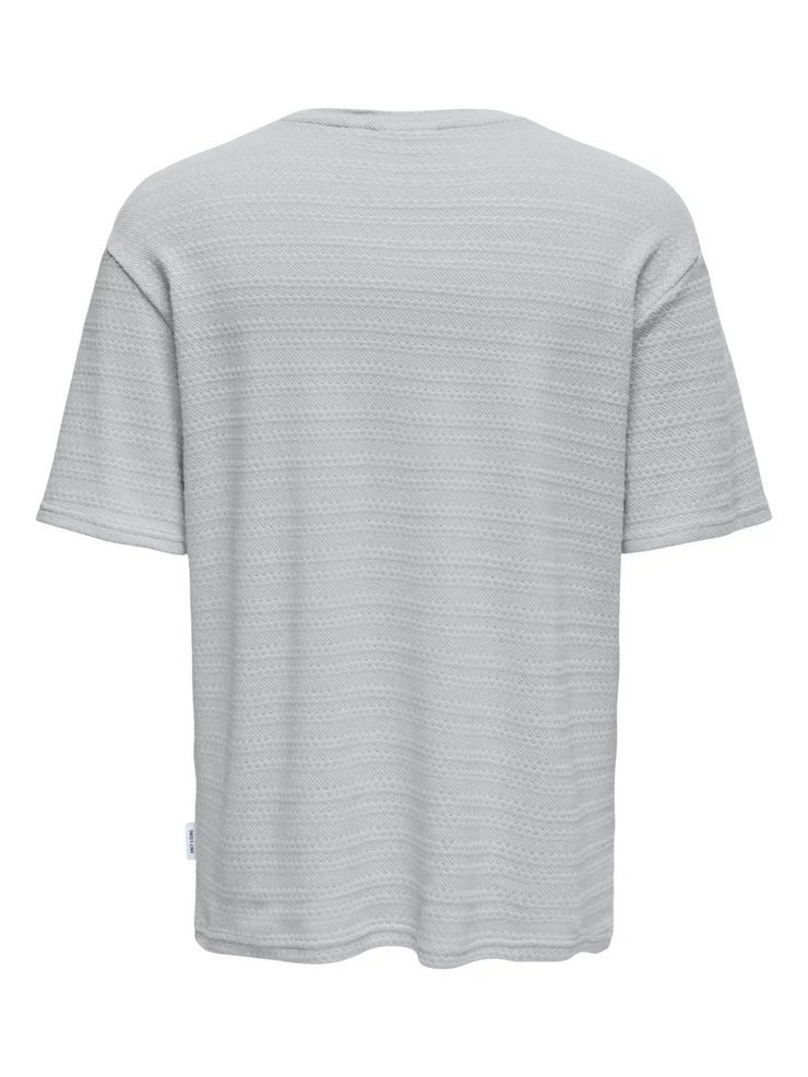 ONLY + SONS Men's/Unisex Givo Knit Crewneck Tee