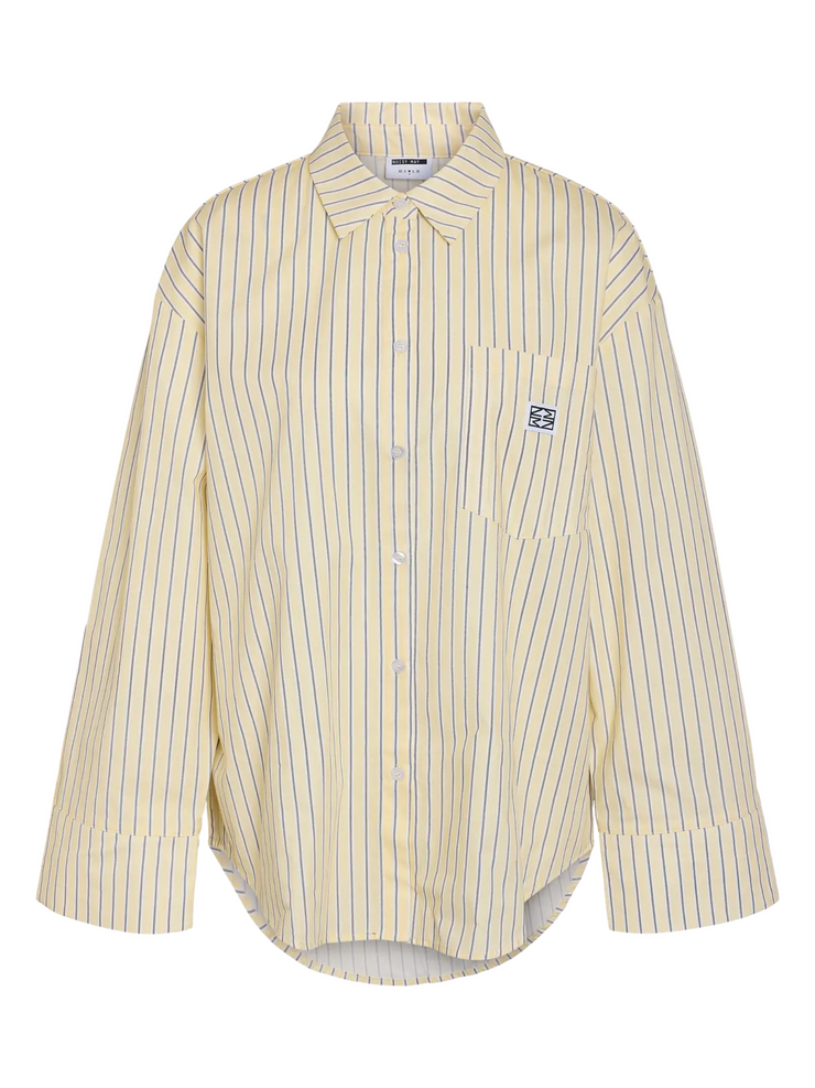 NOISY MAY Frida Striped Button Up Shirt