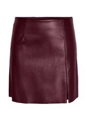 NOISY MAY Clara Faux Leather Skirt
