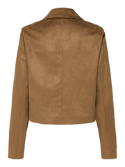 ONLY Tulip Faux Suede Button Front Jacket