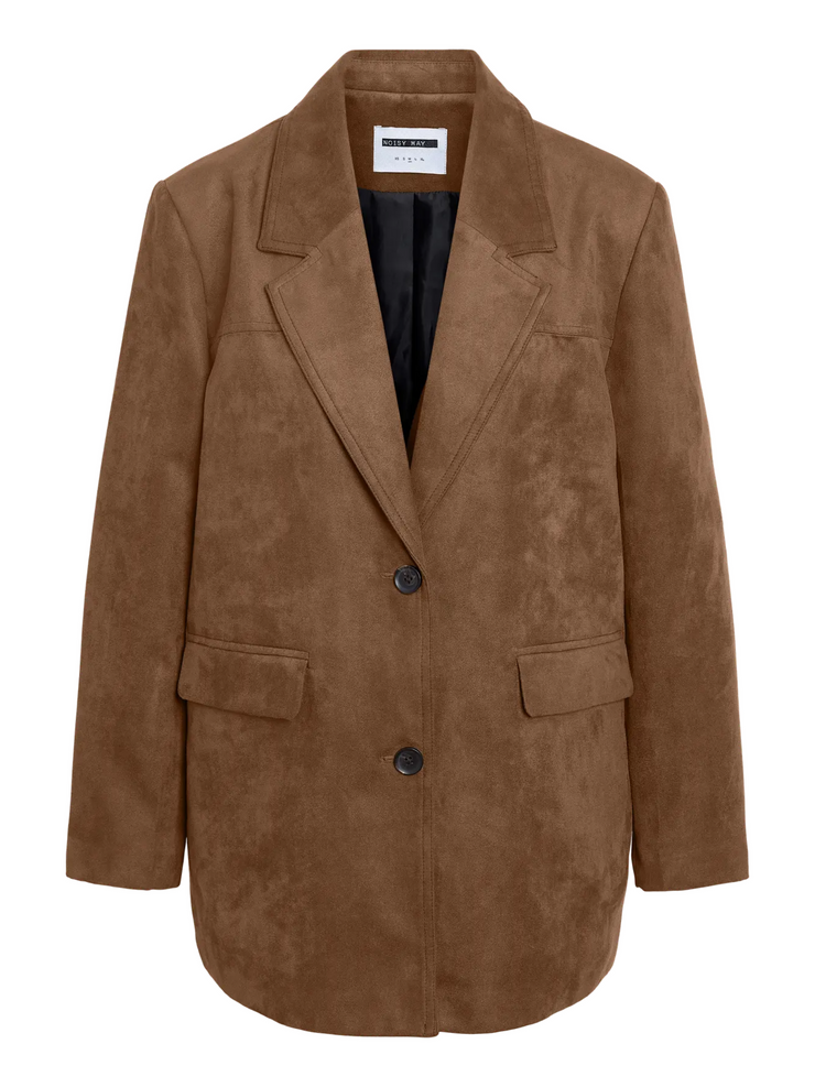 NOISY MAY Laya Faux Suede Blazer