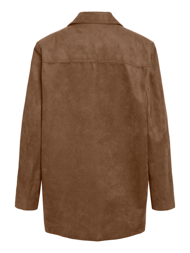 NOISY MAY Laya Faux Suede Blazer