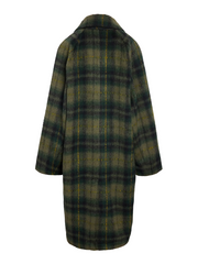 NOISY MAY Christina Plaid Peacoat