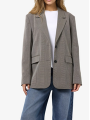 NOISY MAY Vera Check Blazer