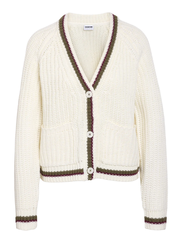 NOISY MAY Charlie Varsity Cardigan