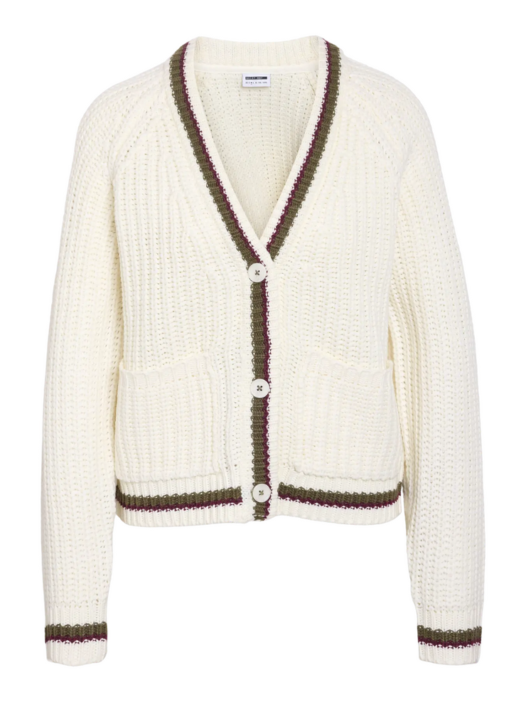 NOISY MAY Charlie Varsity Cardigan