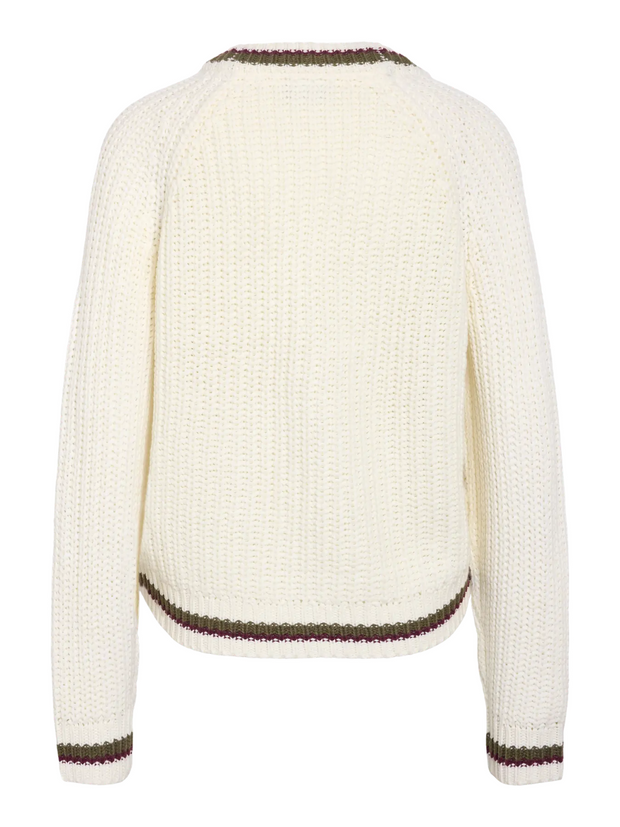 NOISY MAY Charlie Varsity Cardigan
