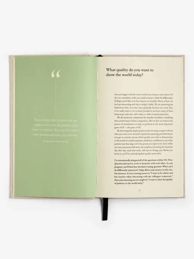 INTELLIGENT CHANGE The Three Question Journal