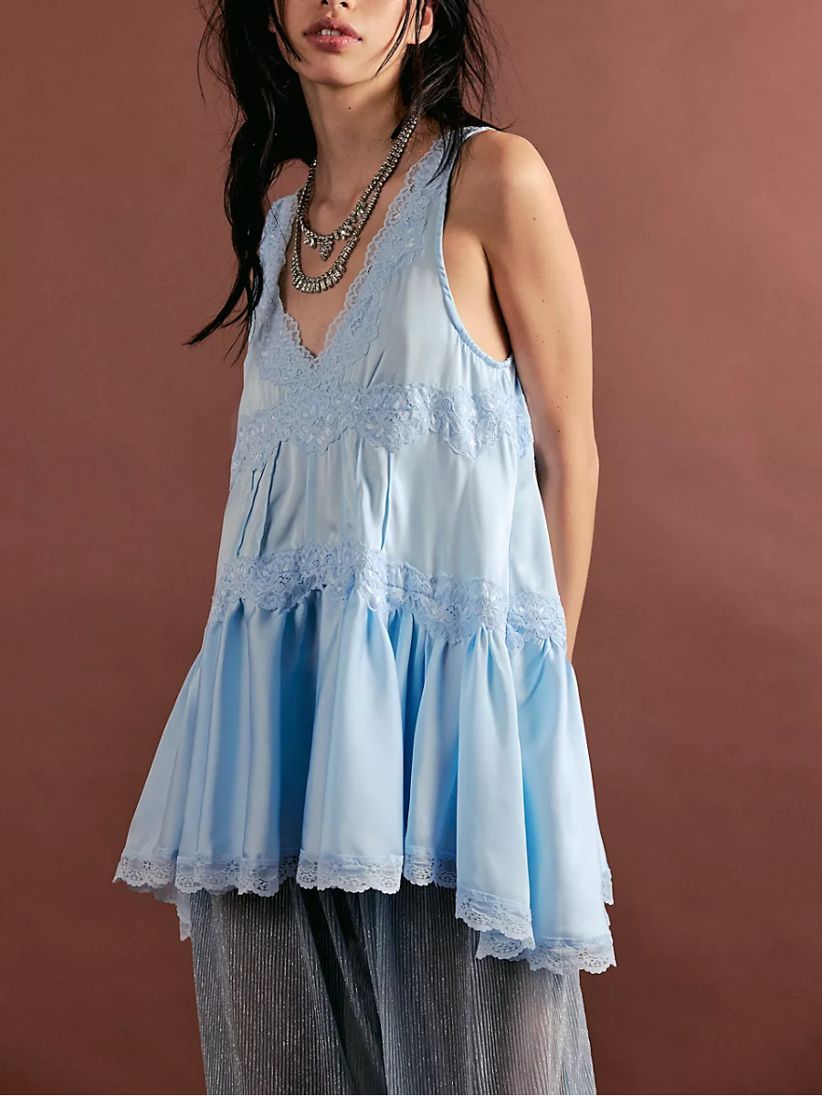 FREE PEOPLE In This Groove Mini Slip Dress – 27 Boutique