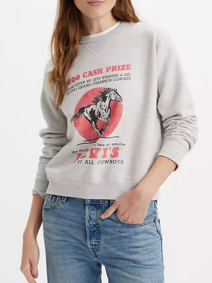 LEVI'S Cash Prize Graphic Crewneck Sweatshirt