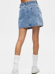 KUWALLA Mini Denim Skirt