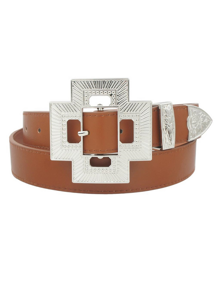 27 Western Cross Buckle Belt